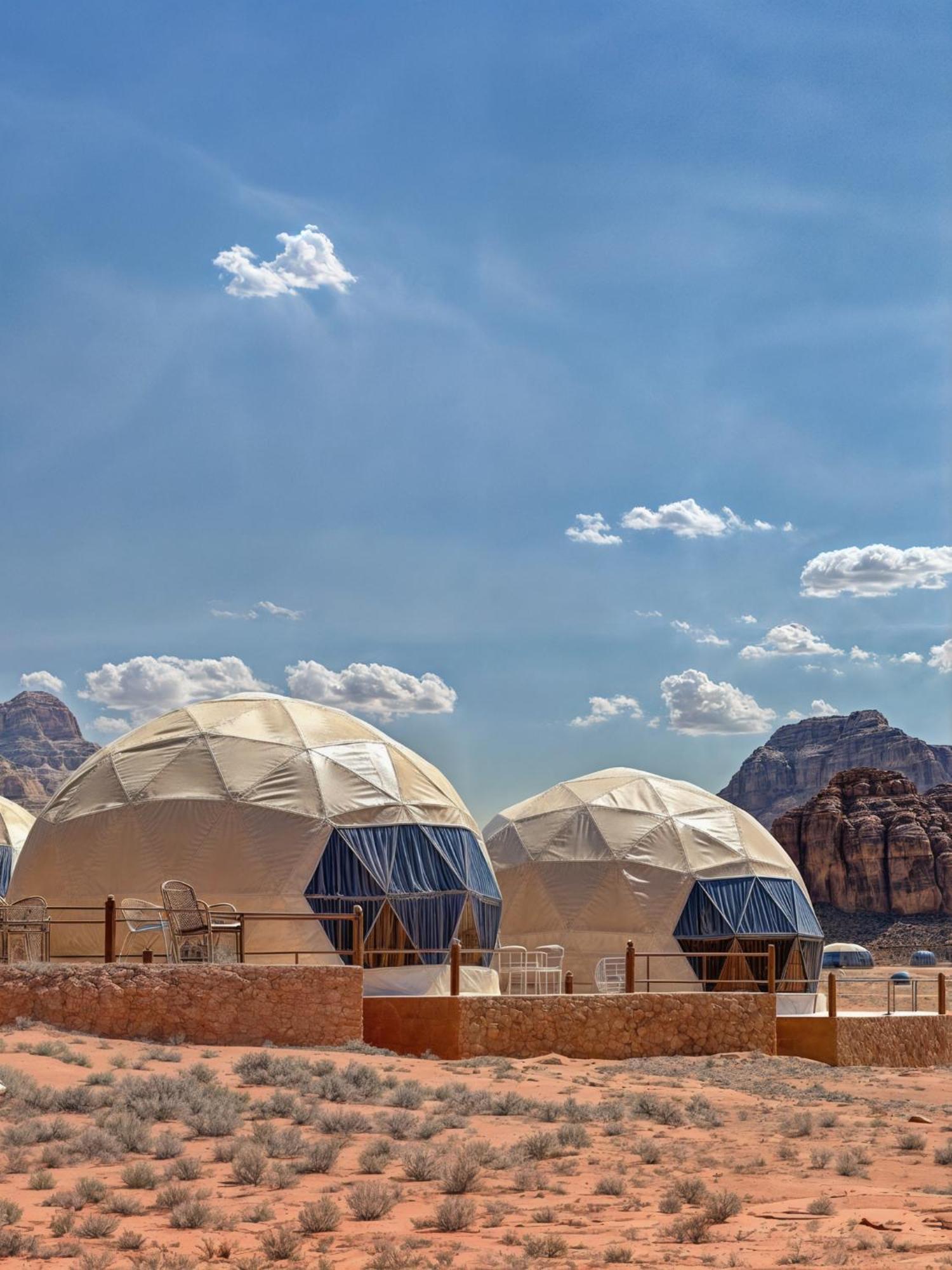 Wadi Rum Sunset Camp Exterior foto